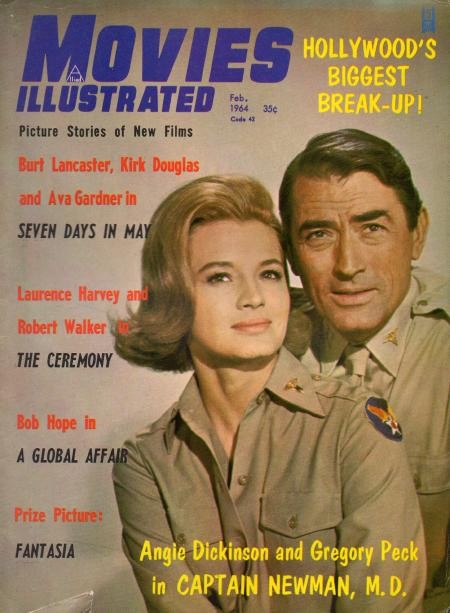 MOVIES ILLUSTRATED magazine side cover February 1964